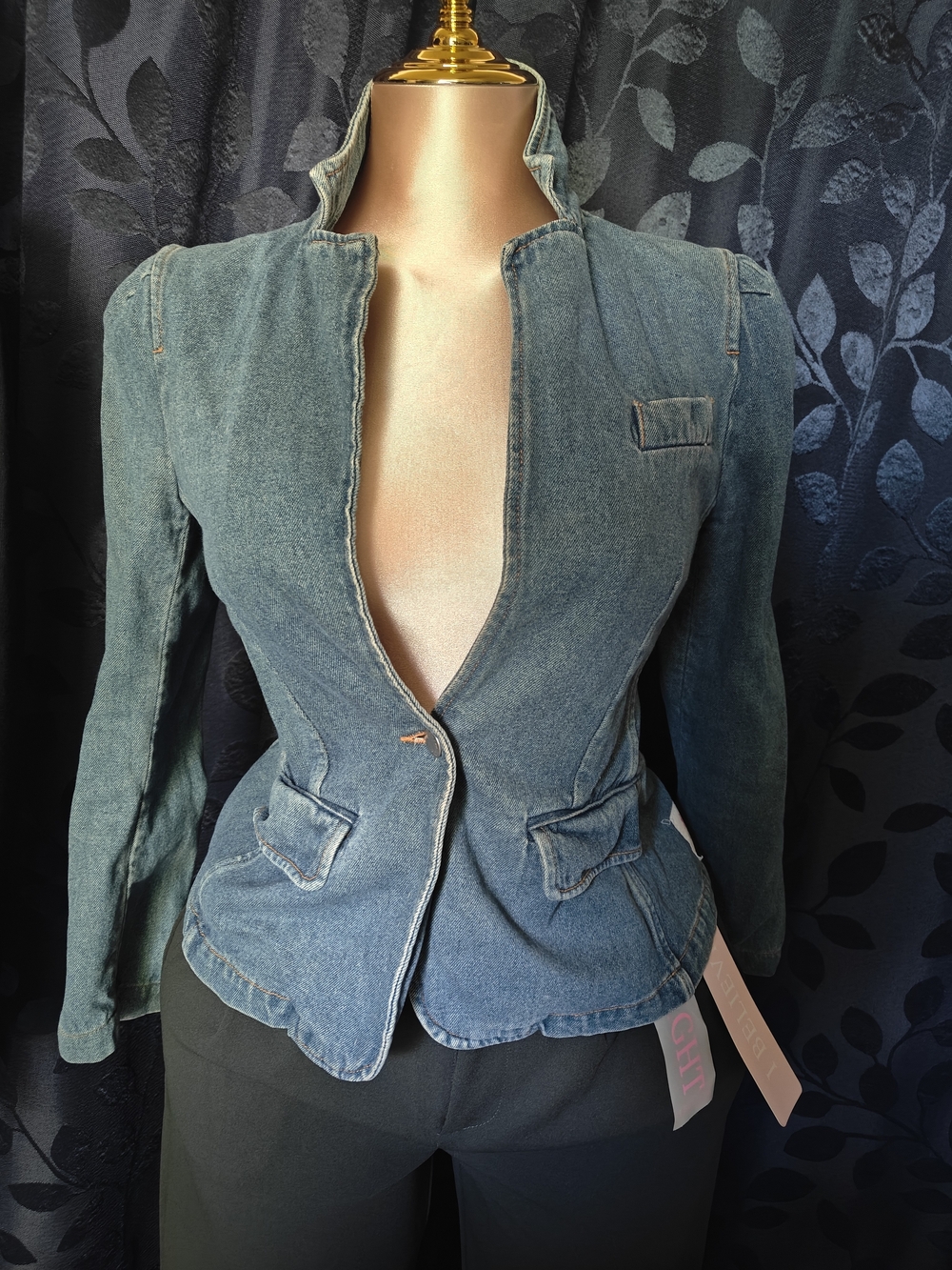 Denim Fitted Jacket